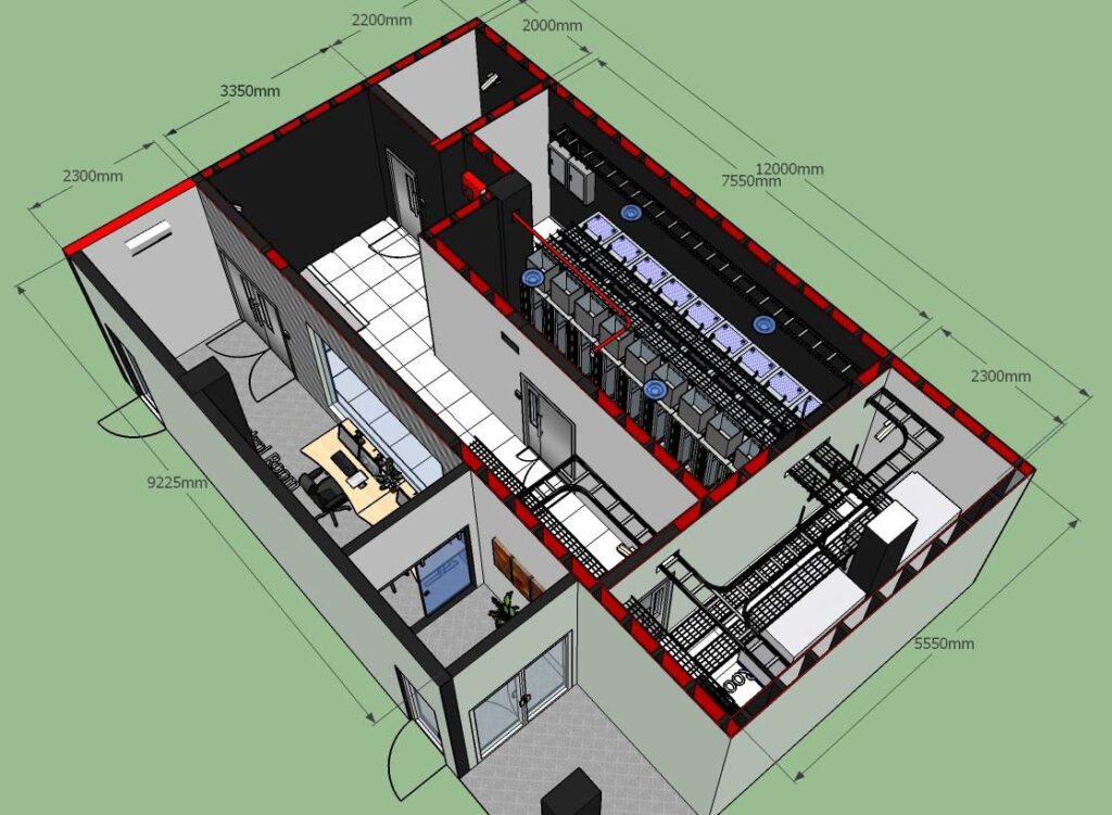data center skala menengah pt andalan teknologi mandiri